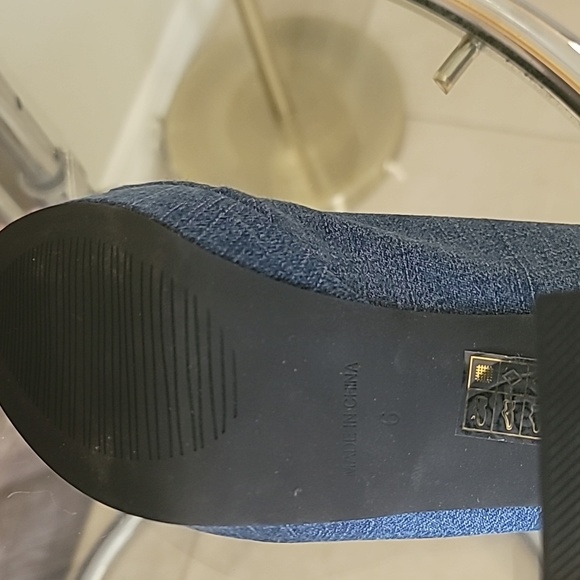 Nasty Gal Denim Square Heel Mules - Picture 8 of 8